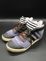 Y-3 ワイスリー ヨウジヤマモト adidas アディダス ミドルカット　スニーカー シューズ　靴　26.5 紫　パープル　_画像1