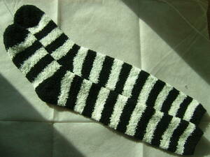 fwafwa knee-high socks border marshmallow socks fleece socks 