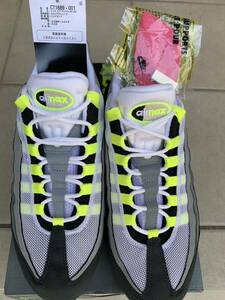 【28.5cm,us10.5】NIKE ナイキ AIR MAX 95 OG エア マックス Neon Yellow (2020) ネオンイエロー CT1689 001