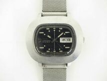 SEIKO セイコー LM ロードマチック　メンズ腕時計　自動巻き　5606-5011　黒文字盤　楕円　お洒落な　シルバーカラー　G12_画像1
