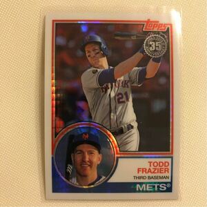 [Todd Frazier][2018 Topps MLB Silver Pack(Series3 Update)]124(1983 Chrome Promo)(New York Mets(NYM))