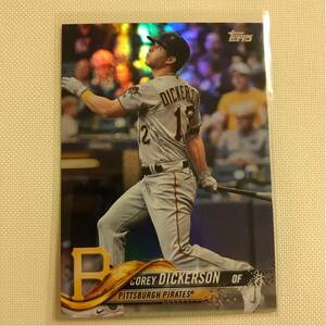 Corey Dickerson[(Parallel Rainbow Foil)Base Card][2018 update topps MLB]US-63(Pittsburgh Pirates(PIT))