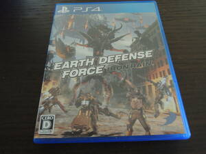 ★何本でも送料185円★　PS4　EARTH DEFENSE FORCE：IRON RAIN　☆盤面良好☆