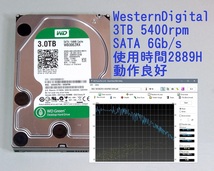 【送料無料】Western Digital WD30EZRX WD Green WD30EZRX-00D8PB0 3TB 3.5インチ SATA HDD(14) 5400回転_画像1