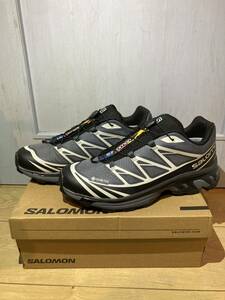 ★SALOMON XT-6 28cm サロモン スニーカー XT-6 ブラック＆グレー GORE-TEX★