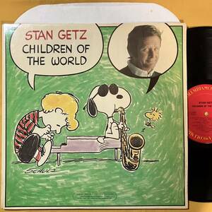 12H US盤 マト盤 シュリンク付き スタン・ゲッツ STAN GETZ / チルドレン・オブ・ザ・ワールド Children Of The World JC35992 LP レコード