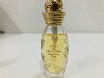 ほぼ未使用！DIOR 香水 3本セット まとめ売り DUNE DOLCE VITA TENDRE POISON ミニボトル 箱付き_画像4