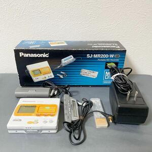 Panasonic MD RECORDER MDウォークマン SJ-MR200-W ホワイト 未チェック ジャンク品