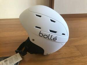 新品 bolle ボレー ヘルメット ホワイト 子供用 白 KIDS JUNIOR スキー スノーボード スノーバイク スノーモービル そり 雪遊び