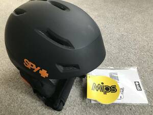 新品 SPY スパイ Sサイズ ヘルメット 黒 SENDER スキー スノーボード スノーモービル 51-55cm