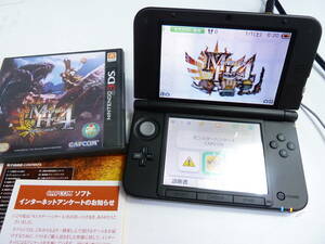 ★ニンテンドー　３ＤＳ ＬＬ　ブルー　モンスターハンター４　ソフト　動作確認済