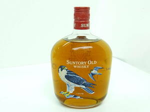 ②ハヤブサ　サントリー　オールド　ウイスキー SUNTORY OLD WHSKY バードボトル ハヤブサ 700ml 43％ 未開栓 古酒