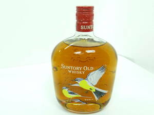 ④キセキレイ　サントリー　オールド　ウイスキー SUNTORY OLD WHSKY バードボトル キセキレイ 700ml 43％ 未開栓 古酒