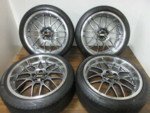 【送料無料・税込み】美品 BBS RS-GT 20in9.5J+38 5穴PCD114.3 BS レグノGRVII 245/40R20 30アルファード・ヴェルファイア_画像1