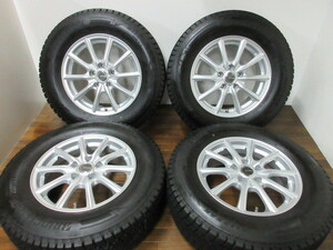 【送料無料・税込み】エコフォルム 16in6.5J+38 5穴PCD114.3 BS DM-V3 215/70R16 デリカD:5 エクリプスクロス アウトランダー