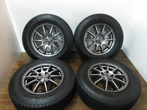 【送料無料・税込み】A-TECH シュナイダー 16in6.5J+38 5穴PCD114.3 BS DM-V3 215/70R16 デリカD:5/アウトランダー/エクリプスクロス 他