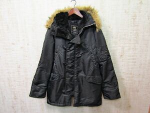 サイズM　ALPHA INDUSTRIES アルファ N-3B 　黒