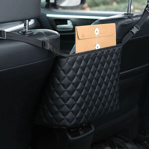 車 収納 バック ポケット 車用 内装カスタム レザーボックス タブレット 書類 後部座席収納 ケース ティッシュボックス ゴミ箱 BMW ホンダ