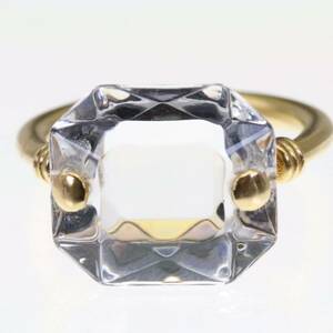  rare baccarat ring K18 crystal Marie ere-ndu tire k collaboration 750