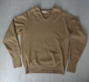 70s 80s バランタイン Ballantyn ニット セーター cashmere キャメルヘアー 旧タグ 90s スコットランド ARNYS PARIS HERMES イギリス製