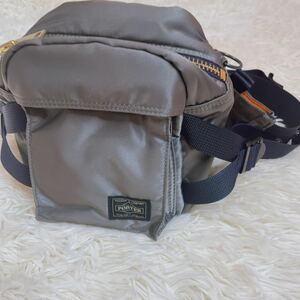 PORTER PX TANKER FANNY PACK シルバーグレーポーター ウエストバッグ タンカー ボディバッグ 