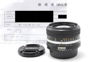 【SICコーティング】【キィートスにて分解清掃・整備済み】Nikon Ai NIkkor 50mm f1.4S (Ai-S F1.4) 動作写りOK 概ねキレイ＆概ねクリア