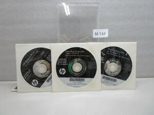 HP OPERATING SYSTEM Windows 7 Pro/HP Restore Plus/Language Pack DVD 3枚セット 管理番号M-743