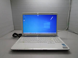 NEC Lavie LS150/F PC-LS150FS1KW Celeron B800 1.50GHz/メモリ8GB/HDD320GB/Windows 10 Homeインストール済 管理番号N-2065