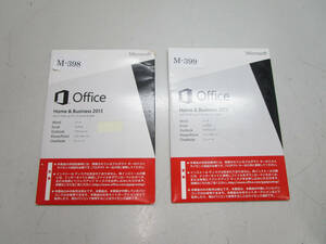 【2枚セット】Microsoft Office Home＆Business 2013 管理番号M-398/M-399