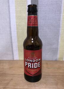 ビール空瓶★ディスプレイ★FULLER'S LONDON PRIDE★約直径5.8×高さ22.5cm