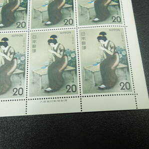 ♪♪日本切手/切手趣味週間 1974.4.20 (記676) 20円×10枚/1シート♪♪の画像2