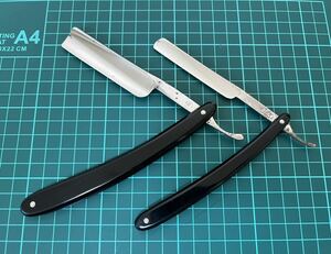 送料無料！！ 手打 日本剃刀 手打レーザー 上條謹製　3428 / 630 / カミソリ 剃刀 RAZOR レザー 2個セット