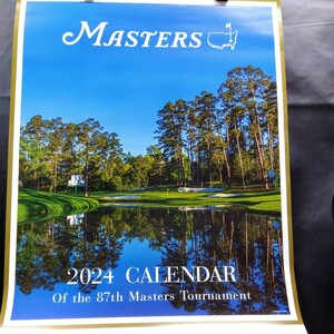 2024年　マスターズゴルフカレンダー　６枚綴　　　年間用　企業名記載あり