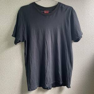 レディース　部屋着　ルームウェア　パジャマ　シンプル半袖Tシャツ　無地　黒 ②