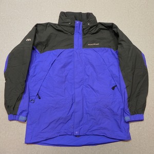 mont bell 1102266 GORE TEX Thinsulate モンベル ゴアテックス ドロワットパーカー L マウンテンジャケット 青 古着 中古 ★d