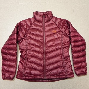 中古 古着 ノースフェイス THE NORTH FACE ダウンジャケット 550フィル【WOMENS S】レディース エンジ色系 ★b