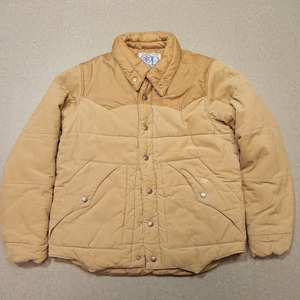 雪タグ ビンテージ復刻 ★ 70s モデル Ocean Pacific 中綿 スキージャケット L オーシャンパシフィック OP ベージュ系 状態良好 ★d