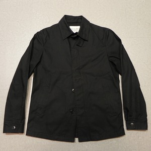 日本製 MEN'S BIGI SPILLO & FILO メンズビギ ★ 黒 ブラック ストレッチコットンジャケット M ★a