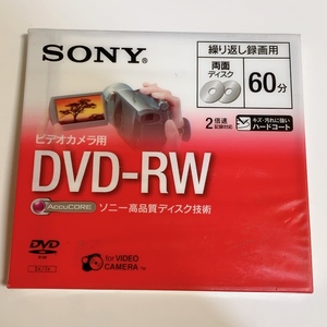 即決 送料無料 未使用 未開封★SONY ソニー ビデオカメラ用 DVD-RW DMW60A 1枚のみ