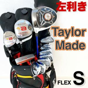 【貴重な左利き/レフティー】TaylorMade R1 R9 BURNER テーラーメイド バーナー メンズゴルフクラブセット 初心者 11本 FLEX:S