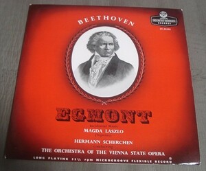 シェルヘン/ベートーヴェン 『エグモント』♪ 英ロンドン初期外溝重量フラット盤