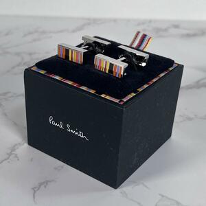 【極美品】ポールスミス/Paul Smith カフリンクス　ロゴ　マルチカラー