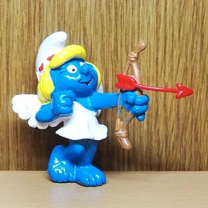  Smurf figure girl Heart arrow angel PVC Smurf Ame toy America toy 