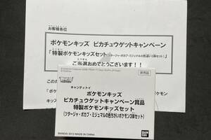 新品　ポケモンキッズ　当選品 ピカチュウゲットキャンペーン　ツタージャ　ミジュマル　ポカブ　色ちがい3種セット　色違い