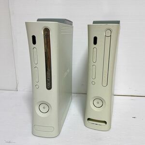 １円スタート Microsoft XBOX360 エックスボックス 本体のみ 2台まとめ売り ジャンク