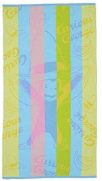【黄色い帽子】おさるのジョージ プラチナムザッカジャカードタオル