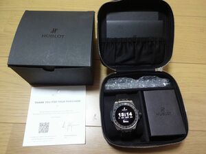 ウブロ HUBLOT 440.NX.1100.RX ビッグバン e チタニウム スマートウォッチ 美品