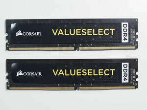 〈2枚セット〉Corsair VALUESELECT DDR4-2133 (PC4-17000) 8GB×2枚（計16GB）CMV8GX4M1A2133C15