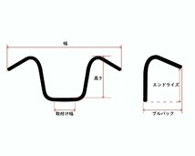 バックホーンバーハンドル TBW ブラック_画像5