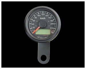 #48mm indicator attaching speed meter black black record white light 